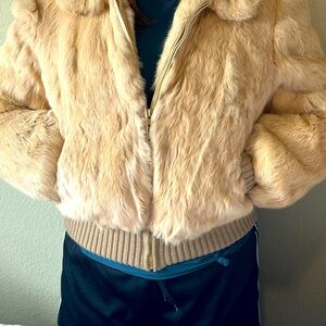 Vintage Rabbit Fur Jacket